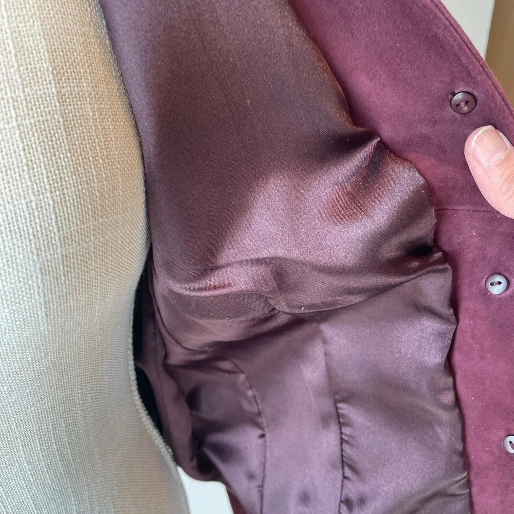 NWT Cache Rasin-Colored Suede Jacket - Picture 11 of 12